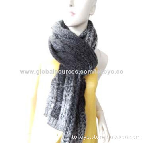 Winter knitwear scarf for men, 180*70cm, made of acrylic, fashionable